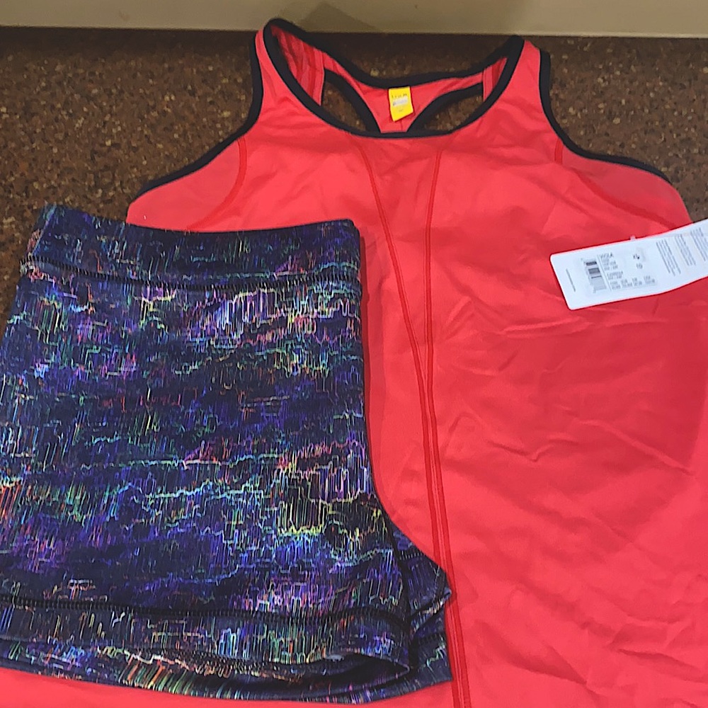 Fila Running Short & Lole Fitness Tank